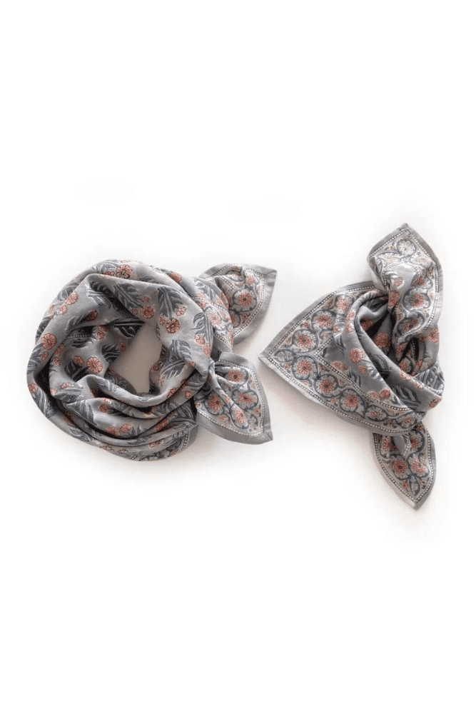 SMALL FOULARD MANIKA | Bouton d’or TempĂȘte â Image 2