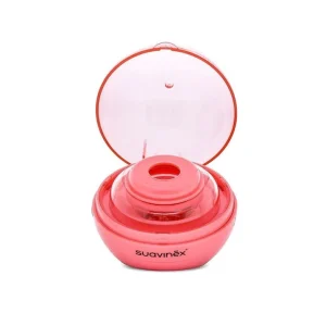 Stérilisateur de sucettes nomade UV Rose Suavinex