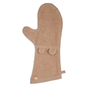 Gant de toilette biscuit
