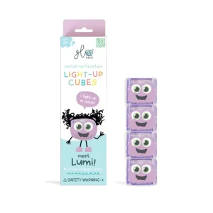 CUBE LUMINEUX GLO PALS | Violet