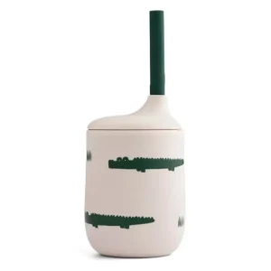 GOBELET A PAILLE ELLIS | Crocodile