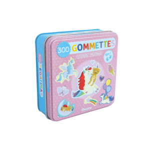 GOMMETTES BOITE METAL | Licornes