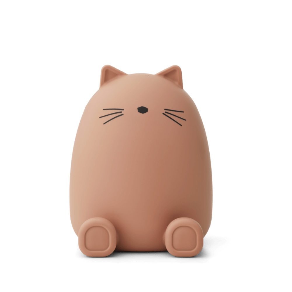 TIRELIRE PALMA | Chat rose foncé