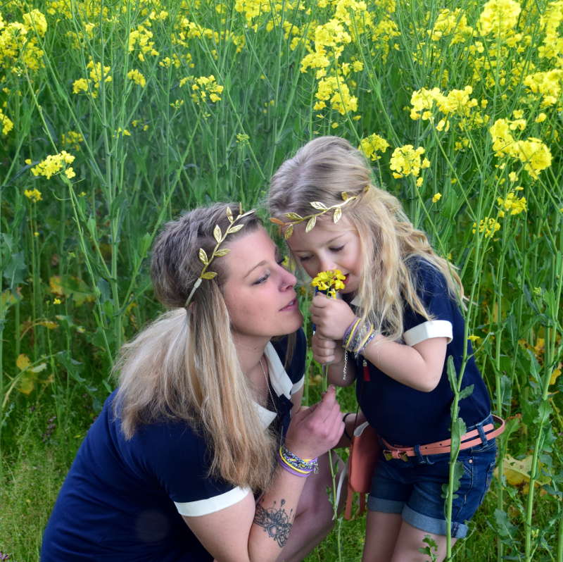 Headband FEUILLES argentées <<<<>>>> – Image 6