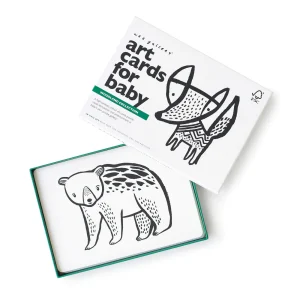 Carte noir & blanc woodland