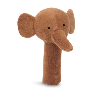 Hochet éléphant caramel