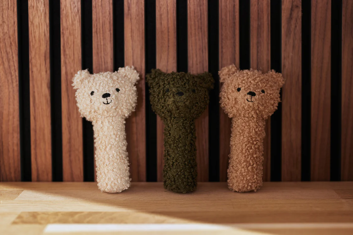 Hochet Teddy bear kaki – Image 4