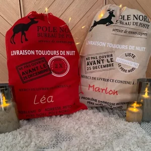 Hotte du père Noël personnalisable