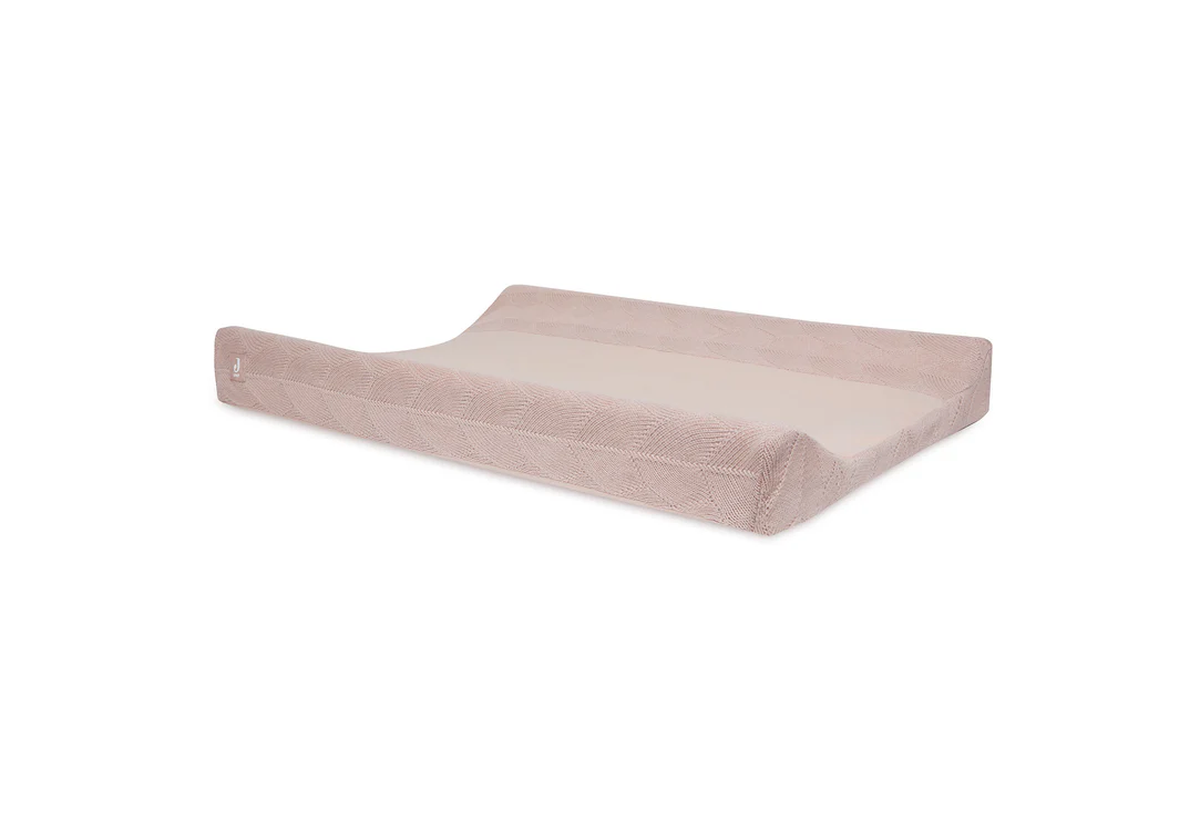 Housse pour matelas à langer – Shell knit wild rose