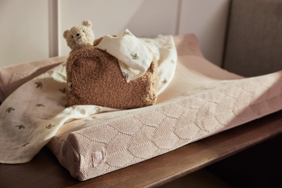 Housse pour matelas à langer – Shell knit wild rose – Image 5