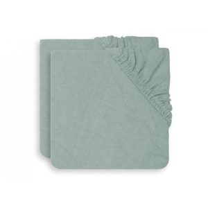 Housse pour matelas à langer éponge ash/leaf green