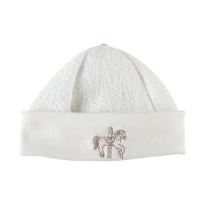 Bonnet jersey gaufré Ivoire – Théophile et Patachou