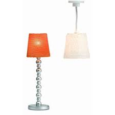 Kit d&rsquo;éclairage lampe à pied et plafonnier- Lundby – L606038