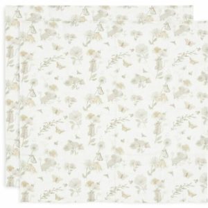 Pack 2 langes gaze de coton dreamy mouse