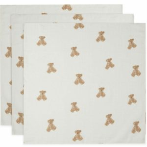 Pack 3 Langes gaze de coton Teddy bear