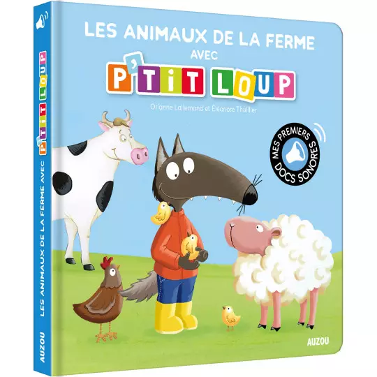 Animaux De La Ferme P’Tit Loup – AU08003 – Auzou