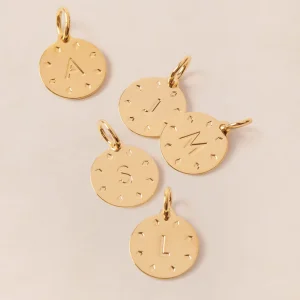 Lettre initiale dorée à l&rsquo;or fin