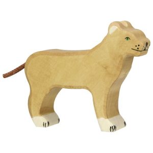 Lionne en bois d&rsquo;érable – Holztiger – 80140