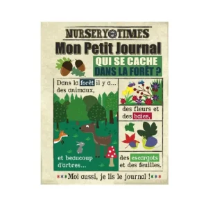 LIVRE MON PETIT JOURNAL | Qui se cache dans la Forêt ?