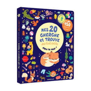 LIVRE CHERCHE ET TROUVE DES TOUT PETITS DANS LE NOIR