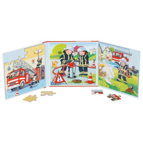 Livre Puzzles magnétiques les Pompiers – Goki – 57385 – Image 2