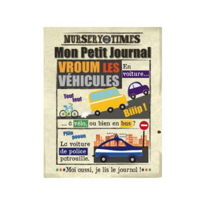 LIVRE MON PETIT JOURNAL | Vroum les véhicules