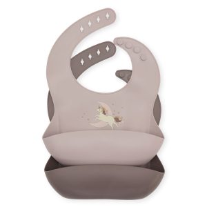 Lot 2 bavoirs silicone licorne