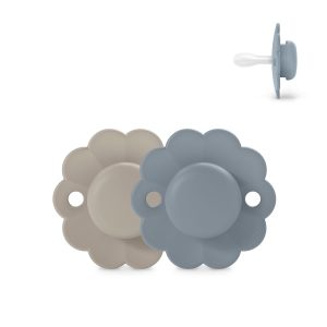 Suavinex Wonder SX PRO Sucette 6-18 mois – Lot de 2 – Bleu/Gris