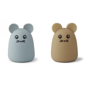 Lot de 2 veilleuses souris blue oat Callie
