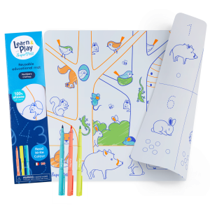 Set en silicone à colorier Chiffres