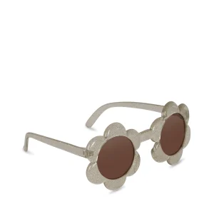 Lunette de soleil fleurs junior – glitter