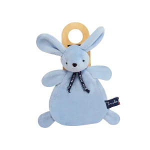 Doudou Lapin bleu Dorlotin 22 cm – Compagnon doux bébé