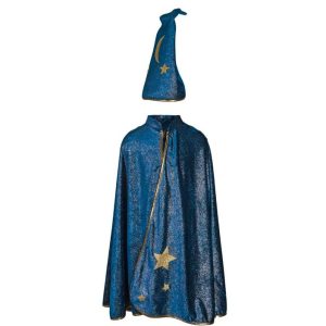 Cape de Magicien / magicienne ciel étoilé, 5-6 ans – Great Pretender – 62005 – Great Pretenders