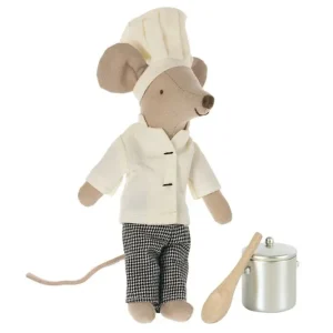 SOURIS CHEF CUISINE AVEC ACCESSOIRES