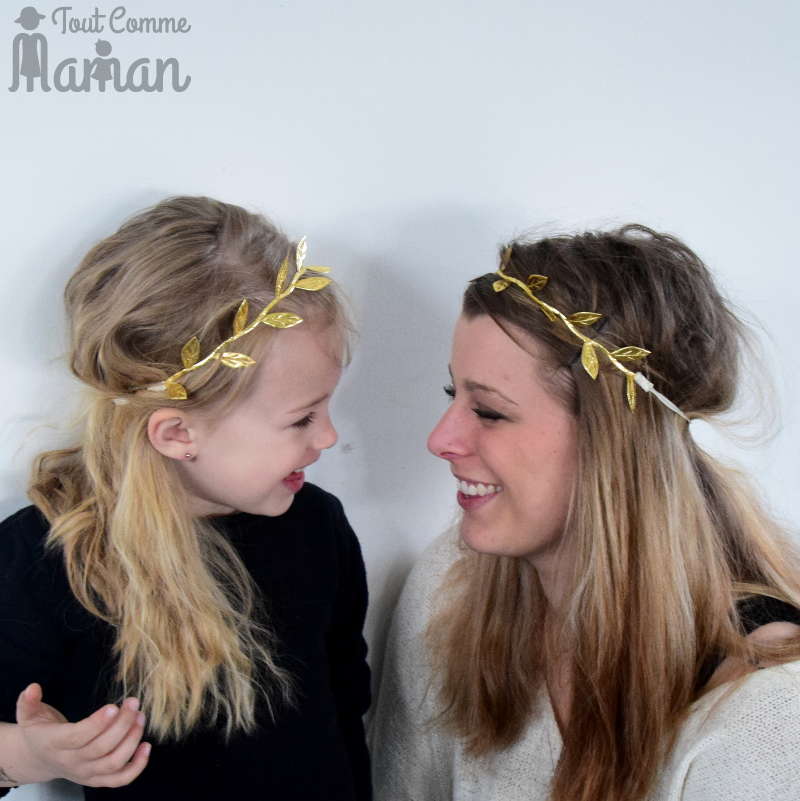 Headband FEUILLES argentées <<<<>>>> – Image 8