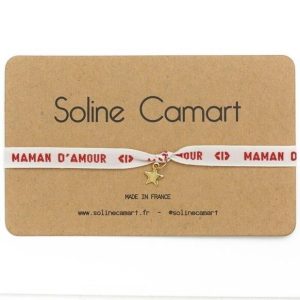 Bracelet maman d’amour + étoile doré