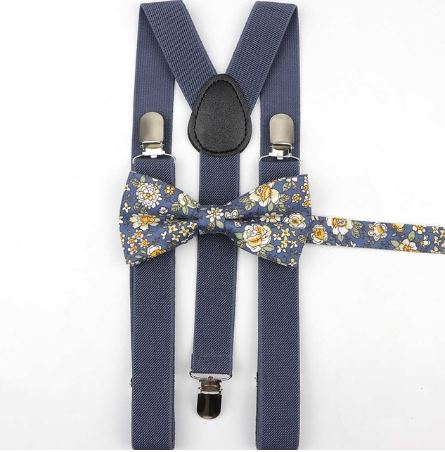 Duo adulte / enfant bretelles et noeud papillon TENDANCE – Image 6