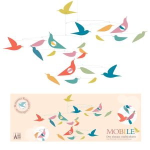Mobile oiseaux multicolore Katsumi – DJECO – DD04375