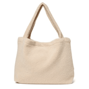 MOM BAG | Ecru teddy