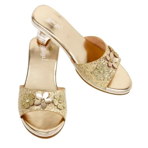 Mules à talons Ellina, Or Metallique, pointure 30/31 – 105612 – Souza For Kids