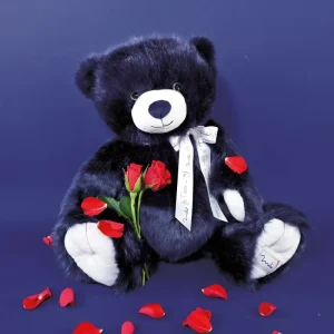 Ours peluche je t’aime 50 cm – Ours personnalisé fait main