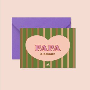 Carte Papa d’amour