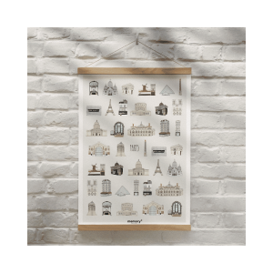 AFFICHE PARIS 50X70