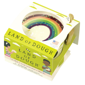 Pâte à modeler arc en ciel