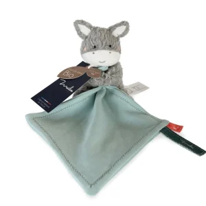 Doudou âne coton biologique – Fabriqué main en Bretagne