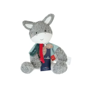 Peluche âne coton bio – Cousue main en Bretagne