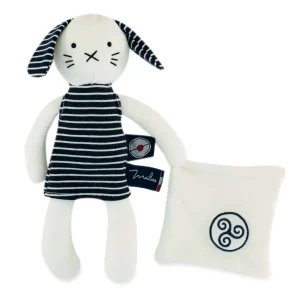 Chien doudou coton bio – Maïlou fait main Bretagne