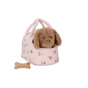 PELUCHE CHIEN AVEC SAC TRANSPORT