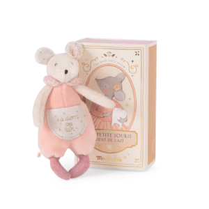 PELUCHE SOURIS DENT DE LAIT