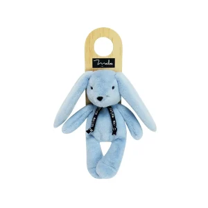 Petite peluche lapin bleu Dorlotin – Maïlou France